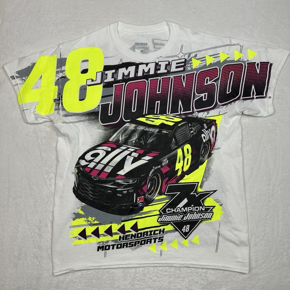 Jimmie Johnson #48 Hendrick Motorsports NASCAR Racing‎ Graphic T-Shirt